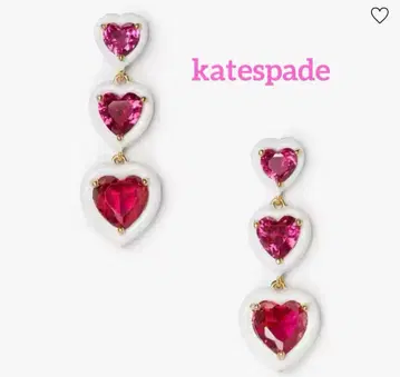 kate spade 하트 모양 귀걸이 새상품급