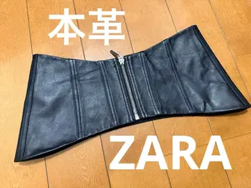 양가죽 천연 가죽 허리 마크 벨트 ZARA 새상품급