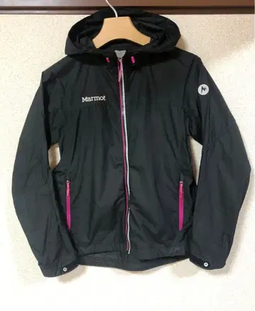 Marmot 후드 부착 마운틴 파카 블랙 S