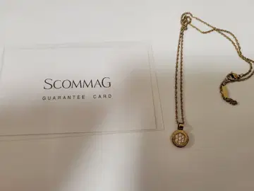 SCOMMAG 에스카마지 라운드 아이콘 목걸이 스테인리스