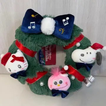 USJ 유니버셜 크리스마스 크리스마스 리스 키티 스누피 모피