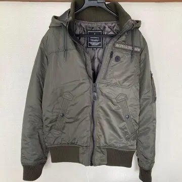 [ 새상품급 ] ALPHA INDUSTRIES 후드 부착 자켓 L