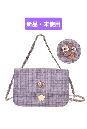 선물 포장 봉투 포함 MARY QUANT 라푼젤 숄더백