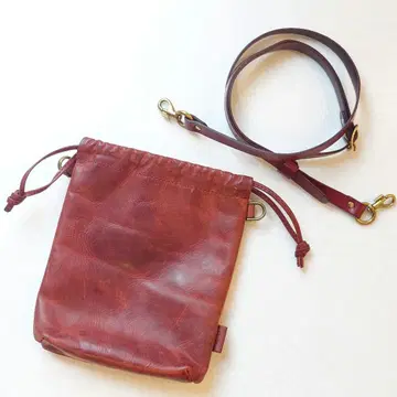 PLANT 드로우 스트링 파우치M 한정판 DAHLIA