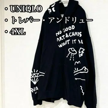 유니클로 더 메시지 맨투맨 후드티 트레버 앤드류 4XL