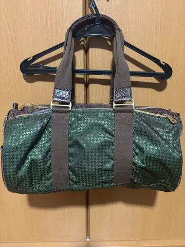 오로비안코 하운드투스 패턴 드럼백 orobianco