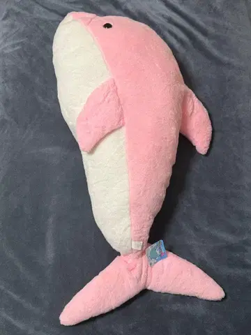 엄청 큰! 돌고래 폭신폭신 봉제 인형 120cm 핑크 다이토 한정판