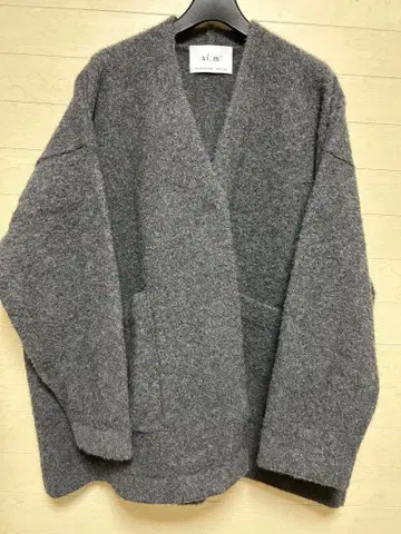 si'm/노카라 그레이 자켓
