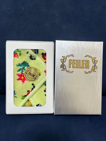 [ 미사용 새상품 ] 페이러 하이디 손수건 옐로우 그린 레어 희귀