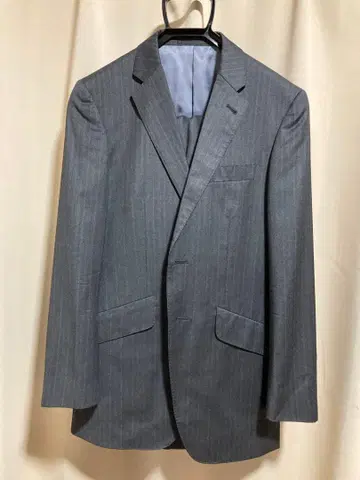 홀스미스 셋업 수트 그레이 스트라이프 제냐 원단 zegna