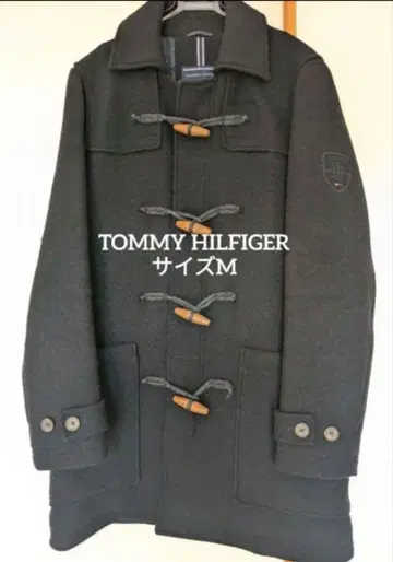 TOMMY HILFIGER 더플 코트 M 블랙