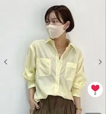 2WAY 셔츠 caho 콜라보