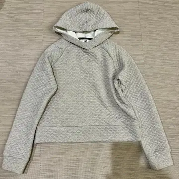 뉴발란스 후드티 트레이닝복 그레이 퀼팅 후드 S