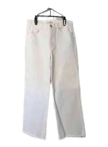 RECTO 화이트 와이드 데님