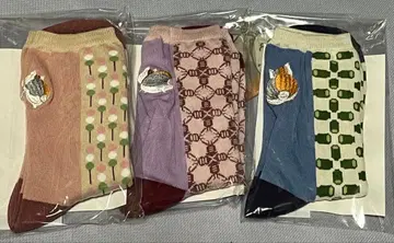 나츠메 우인장 냥코 선생님 자수 양말 3종 세트