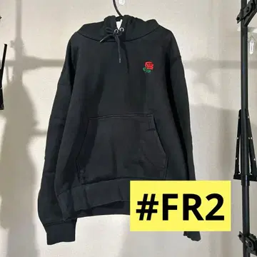 fr2 후드티 로즈 자수 M 사이즈