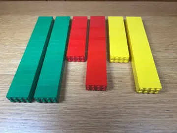 LEGO 레고 블록 기본 부품 옐로우 컬러, 빨간색, 그린 컬러 세트