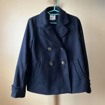 earth 여성용 피 코트 네이비 M 사이즈