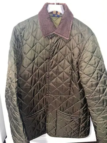 LAVENHAM 퀼팅 자켓 올리브 그린