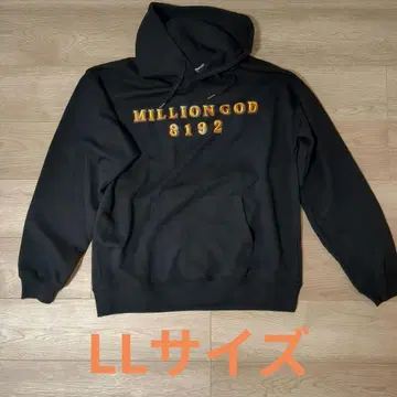 밀리언갓 후드티 블랙 LL