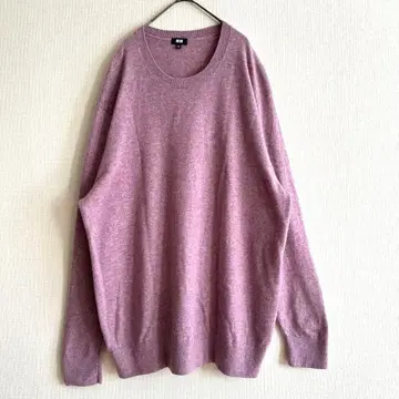 새상품급 유니클로 캐시미어 100% 니트 스웨터 4XL 남성용