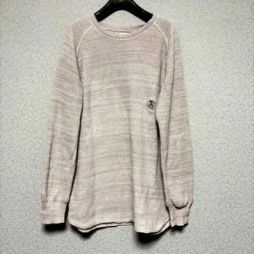 bukht BIG WAFFELE KNIT 와플 원단 롱 T 심플