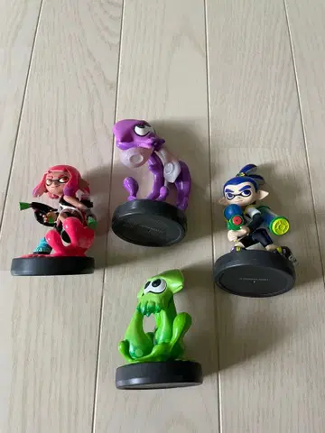 스프라툰 캐릭터 피규어 4개 세트 amiibo
