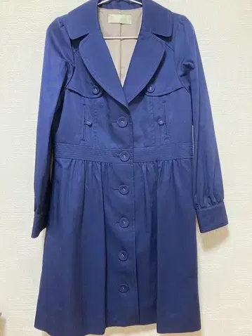미사용 새상품 프랑슈리페 트렌치코트 아우터 네이비