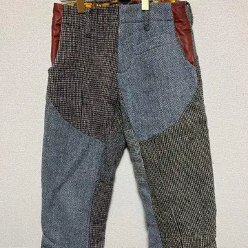 Harris Tweed 패치워크 팬츠
