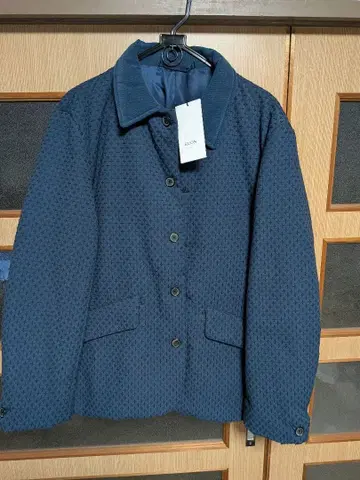 골든 사이즈 KUON 십자가 자수 충전솜 블루종