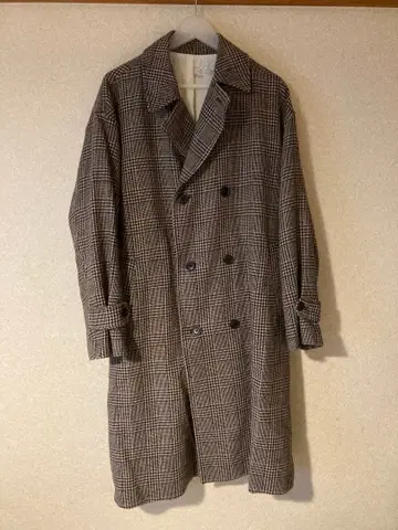 무인양품 울 혼방 체스터 코트