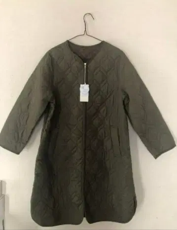 퀼팅 코트 롱 코트 택 포함 미사용 새상품 M