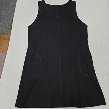 EV by KR 블랙 슬리브리스 튜닉 44