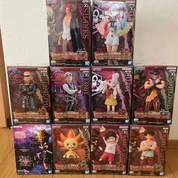 ONE PIECE 피규어 묶음 판매 red