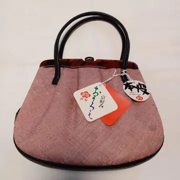 미사용 택 포함 핑크 일본 의류용 백