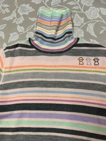STUDIO PICONE 스트라이프 터틀넥 니트 40