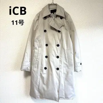 iCB 심리스 다운 코트 트렌치 11호