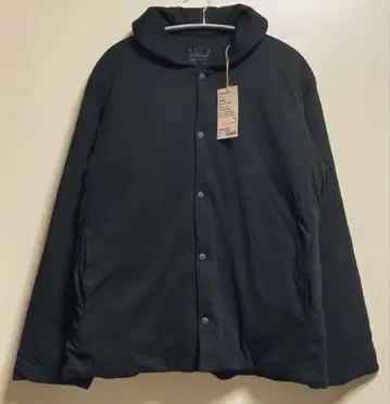 무인양품 워셔블 충전솜 가디건 남성용 L 블랙