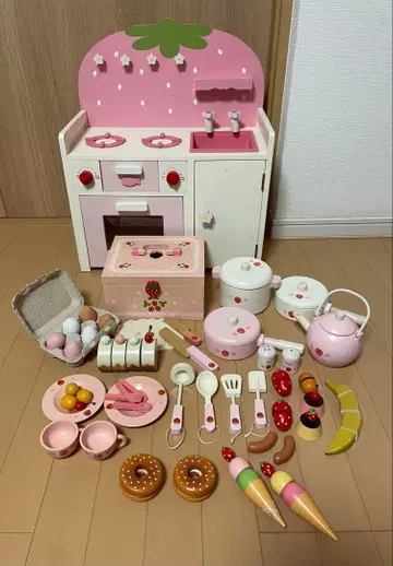 박스 있음 마더 가든 딸기 주방 소꿉놀이 세트