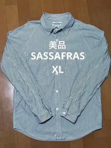 새상품급 SASSAFRAS 사사프라스 가드너 셔츠 XL