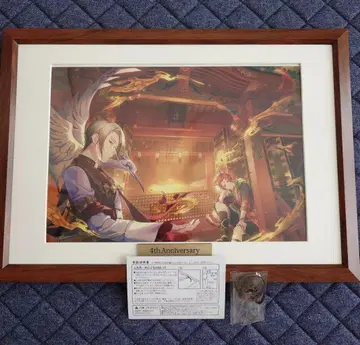 [ 새상품 ] 요괴 연회 볼테이지 프레임 아트 아크링 키링 4세트