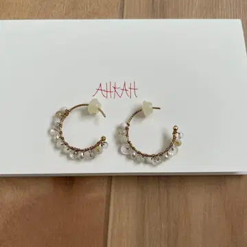 AHKAH ZuZu28 사브레 Pi K10YG 아커 귀걸이