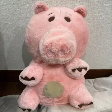 핑크색 돼지 봉제 인형 약 30cm