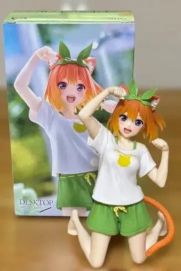 5등분의 신부 요츠바 캣 룸 피규어