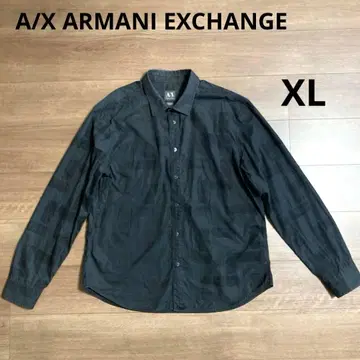A/X ARMANI EXCHANGE 아르마니 블랙 긴팔 셔츠 XL