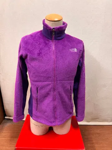 THE NORTH FACE 퍼플 플리스 자켓 여성용 M