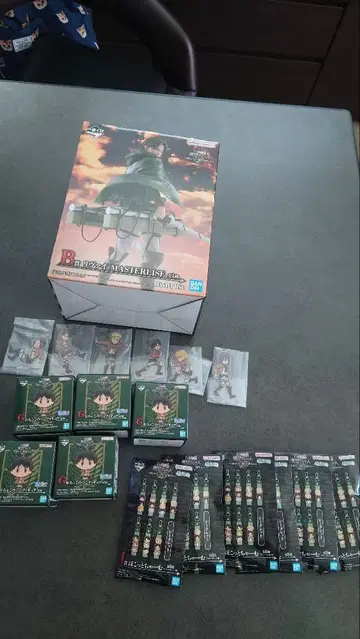 진격의 거인 제일복권 B상 리바이 하위상 세트