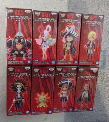 콜렉터블 RED 샹크스 우타 세트 프랭키 원피스 레드