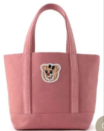 페이러 FEILER 올드 테디걸 와펜 토트백 핑크