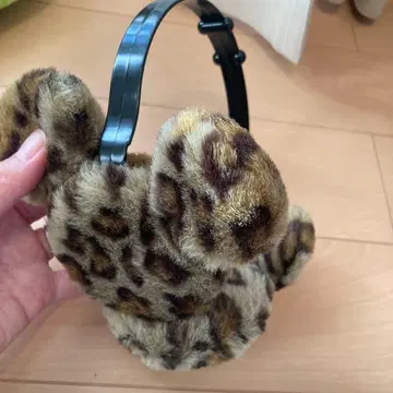 디즈니 귀마개 이어머프 표범 무늬